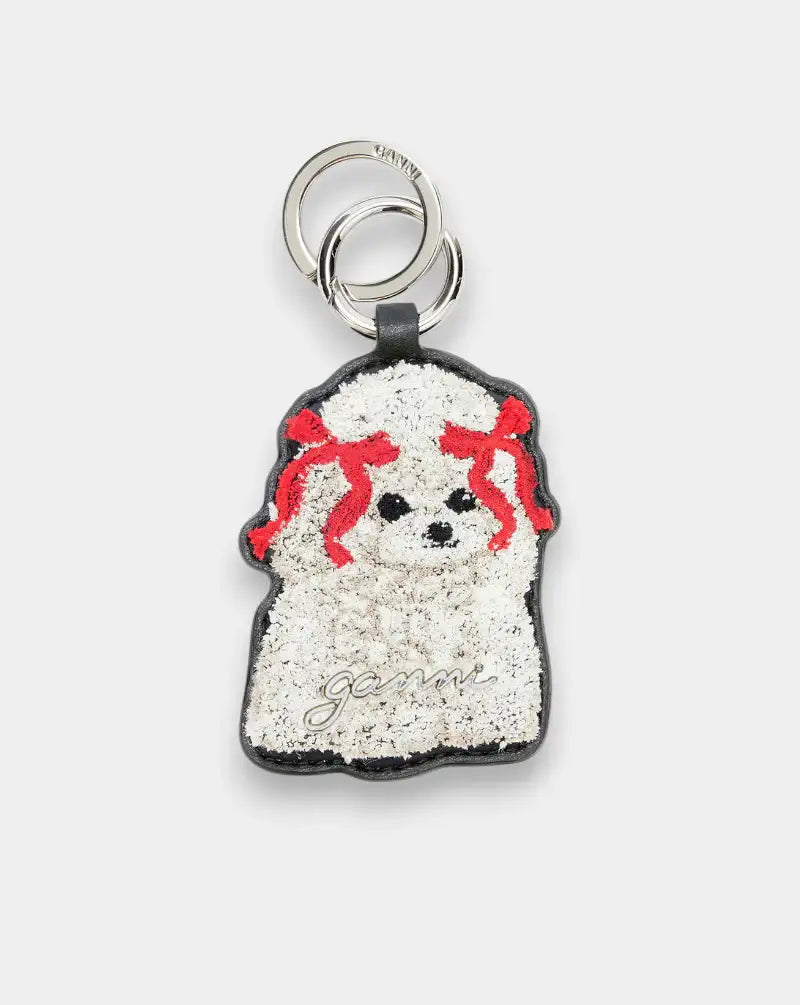 Llavero Ganni Dog Bow Keyring B3010032 099 GANNI