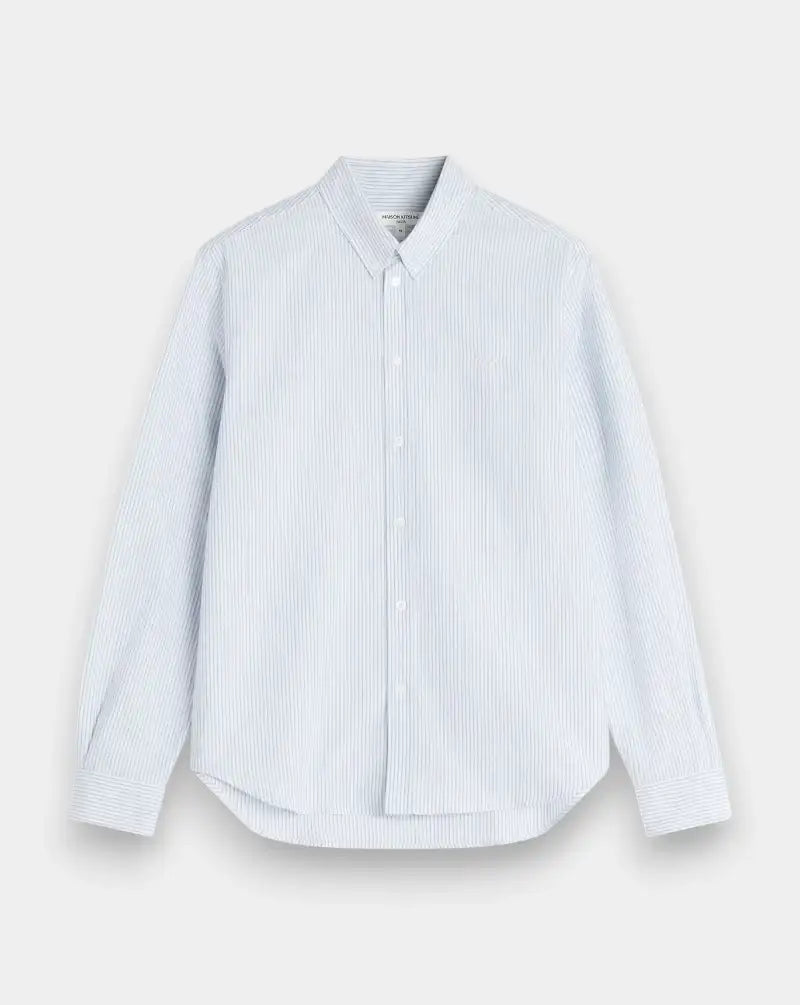 Camisa Maison Kitsune Profile Fox Striped QM00411WC5098 0491 MAISON KITSUNE