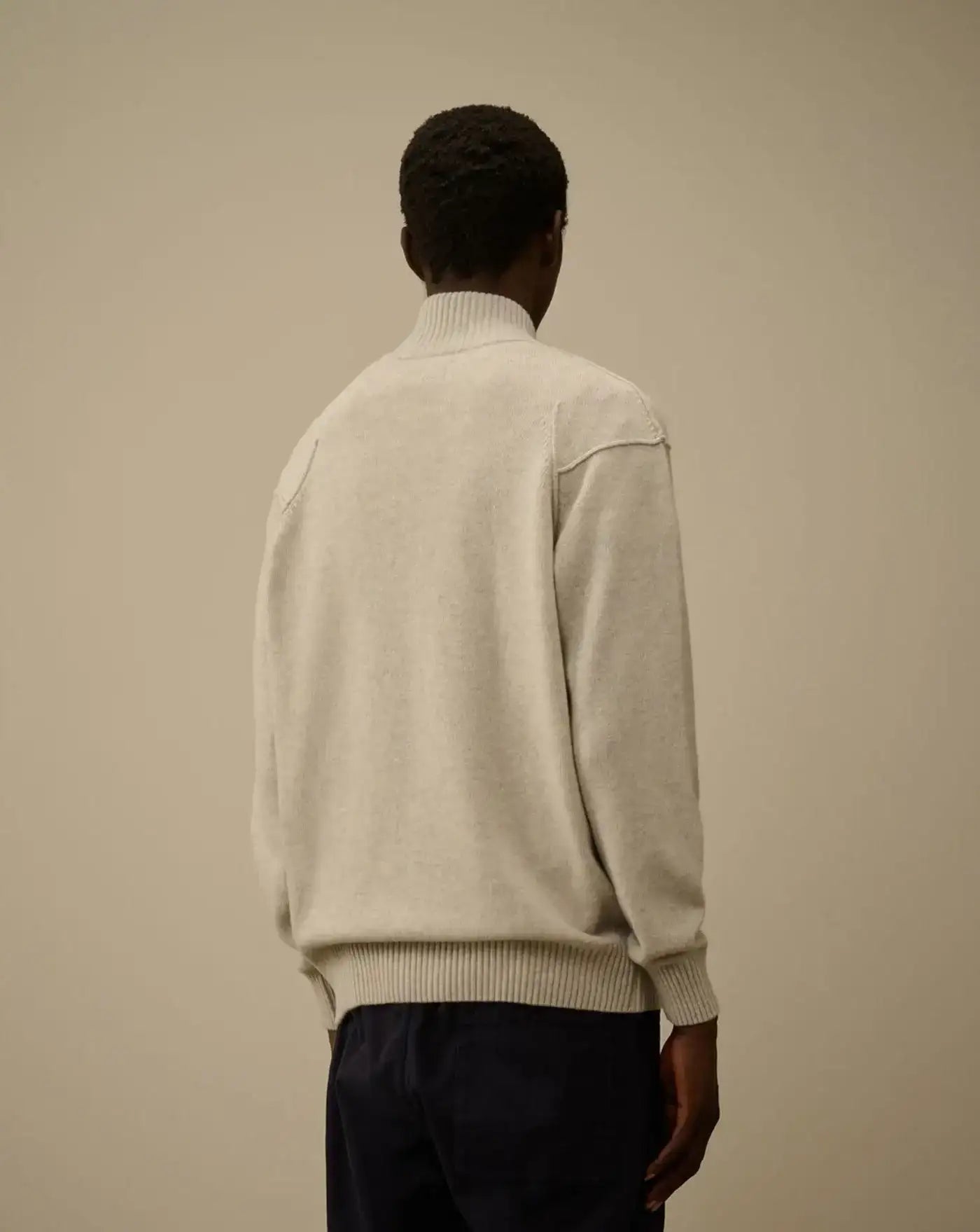 Jersey C.P. Company Lambswool GRS Full Zip Sweater 19CMKN708A110149A M13 C.P. COMPANY