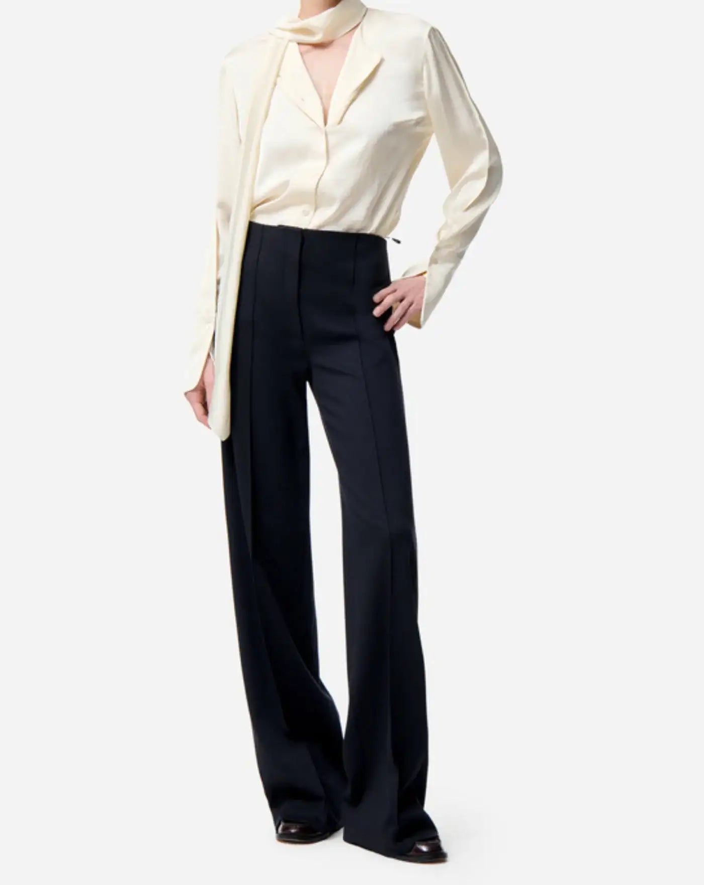 Pantalon Vanessa Bruno Faru 5HVA49V04746 MARINE VANESSA BRUNO