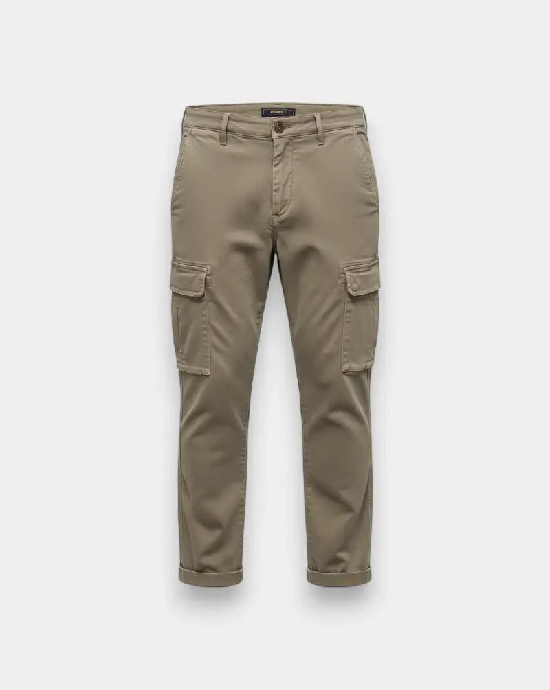 Pantalon 40 Weft Aiko AIKO 2374 W347 FANGO GREEN 40 WEFT