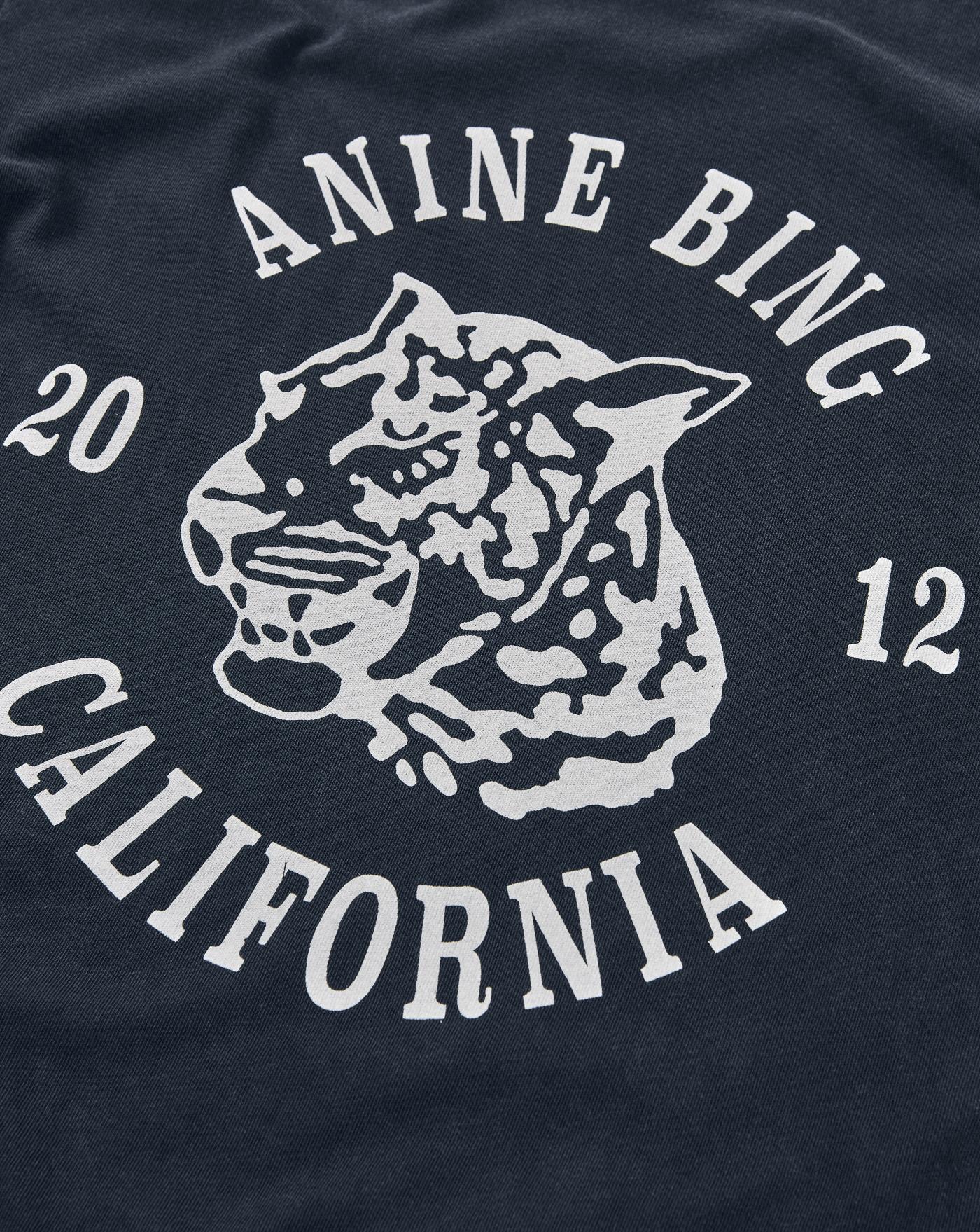 Camiseta Anine Bing Leopard A0810922BLK5 BLACK ANINE BING