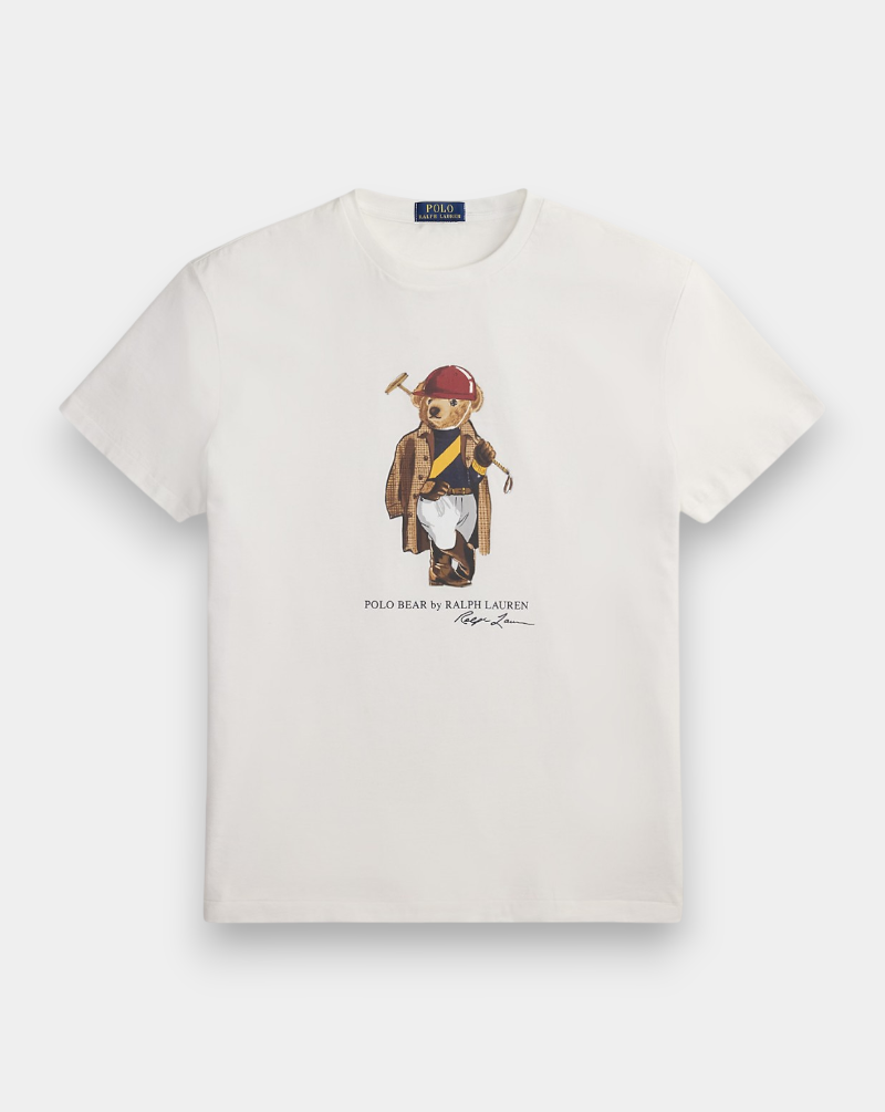 Camiseta Polo Ralph Lauren Bear 710B16611001 WHITE-SOCIETY BEAR POLO RALPH LAUREN