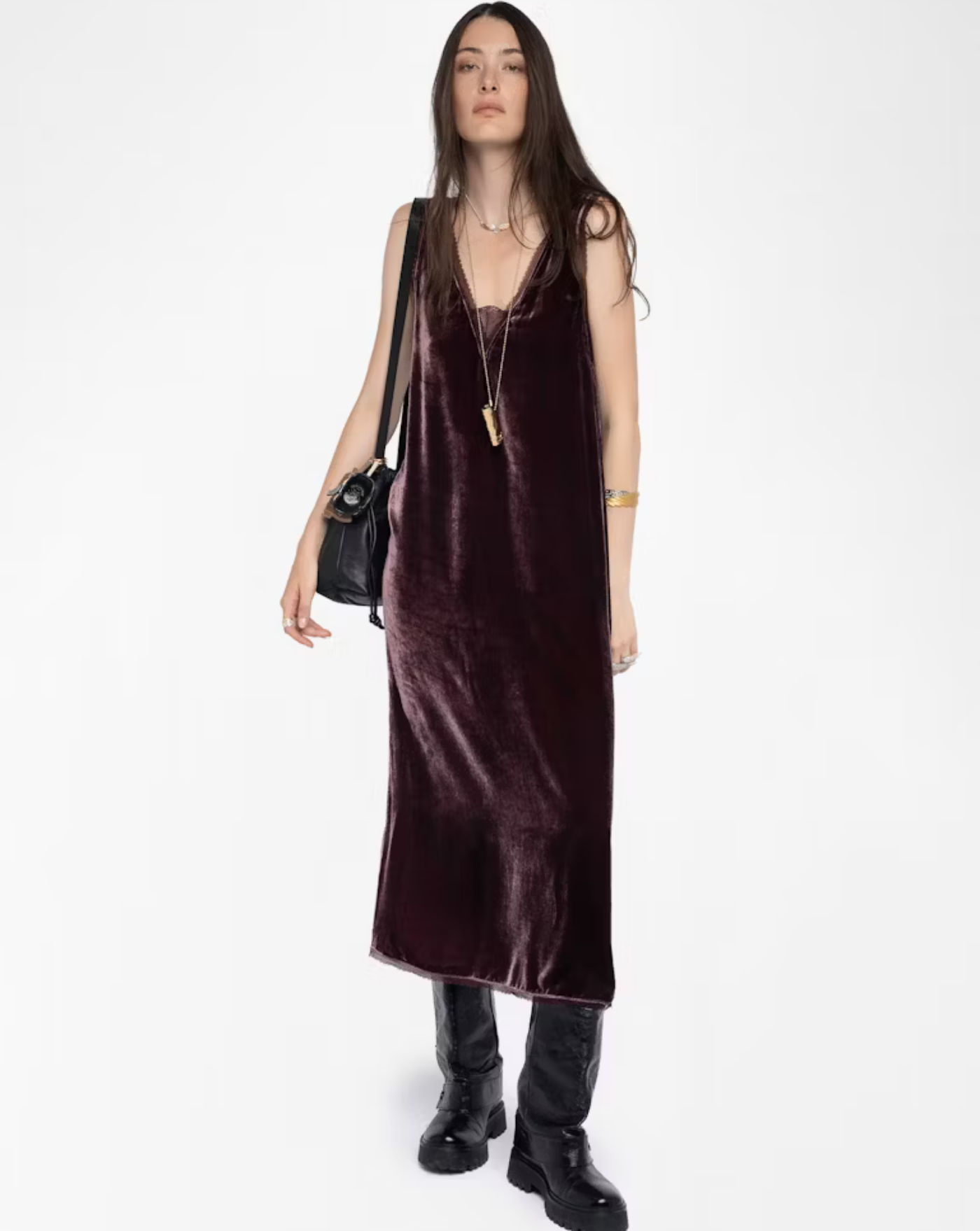 Vestido Zadig & Voltaire Renzo Velvet WWDR02571 540 ZADIG & VOLTAIRE