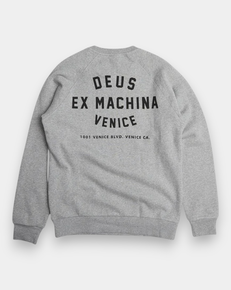Sudadera Deus Ex Machina Venice Address DMW48259D GREY MARLE DEUS EX MACHINA