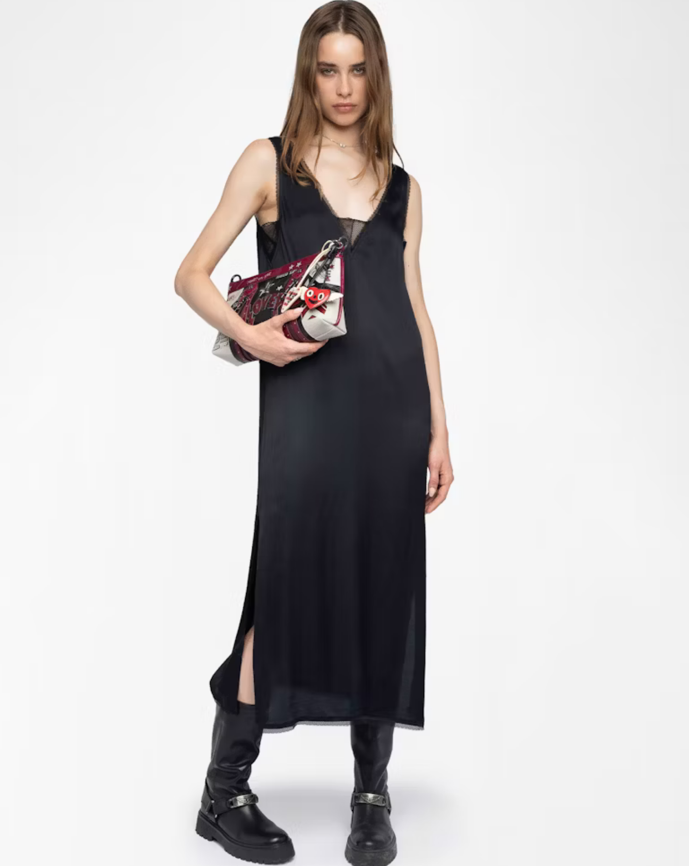 Vestido Zadig & Voltaire Renzo Satin WWDR02556 011 ZADIG & VOLTAIRE