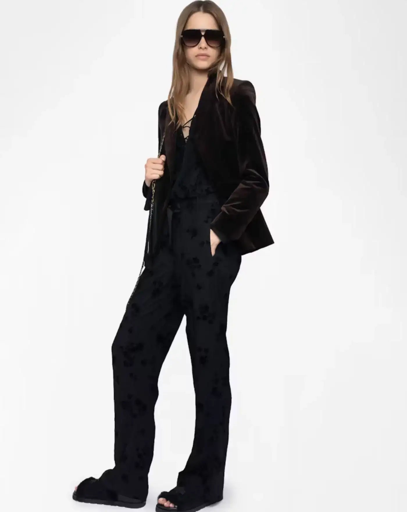 Pantalon Zadig & Voltaire Poma WWPA01877 011 ZADIG & VOLTAIRE
