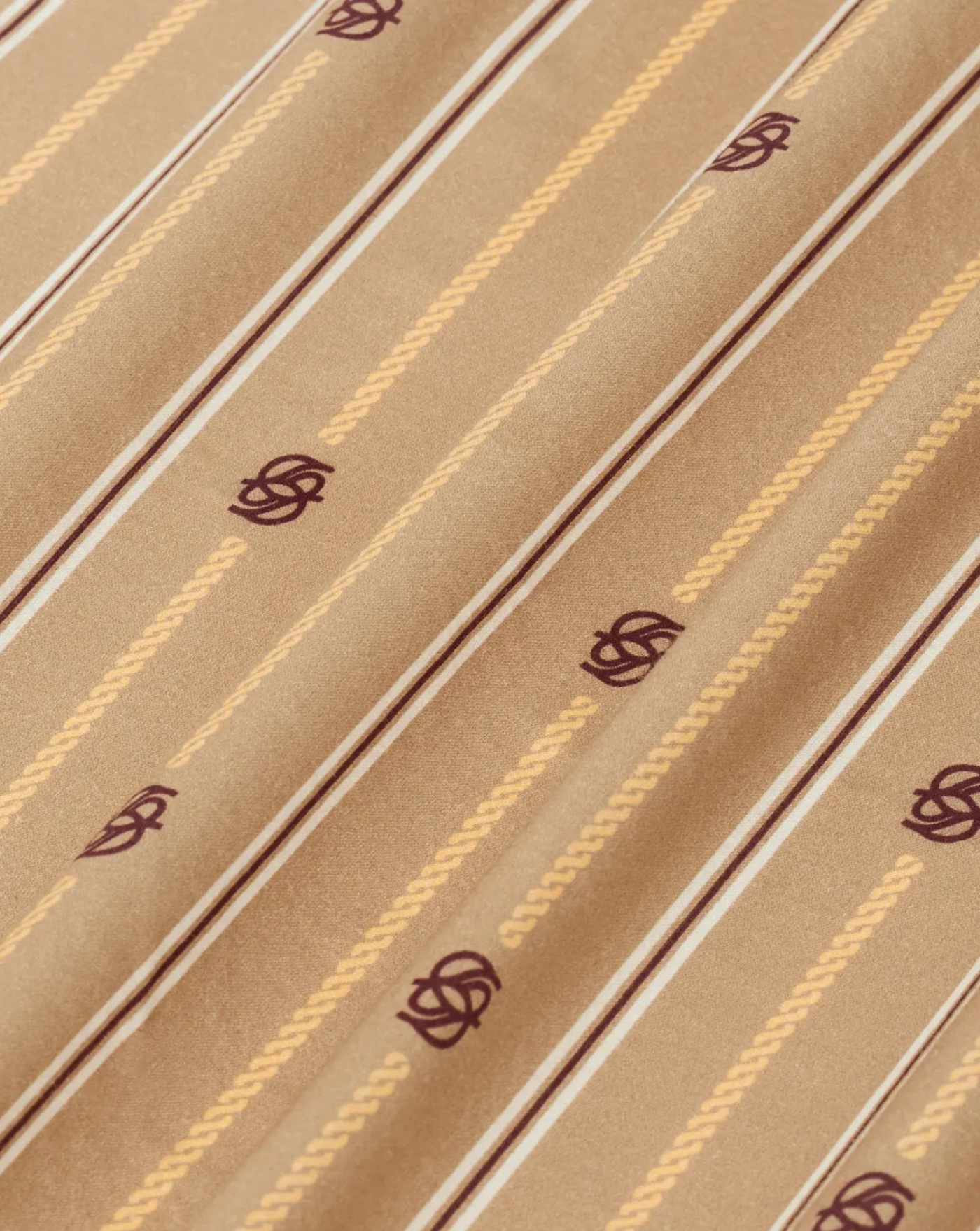 Pañuelo Drole de Monsieur Le Foulard Rayure Monogramme BA021 CO128 BG DROLE DE MONSIEUR