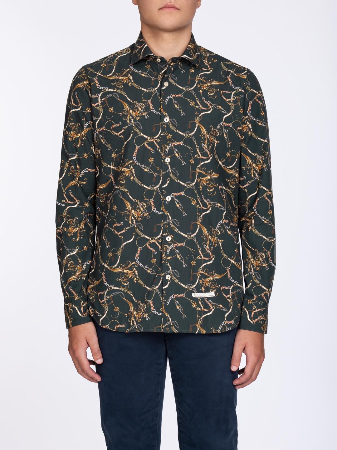 Camisa Tintoria Mattei Estampado 1RCWNJWFU1 60 TINTORIA MATTEI