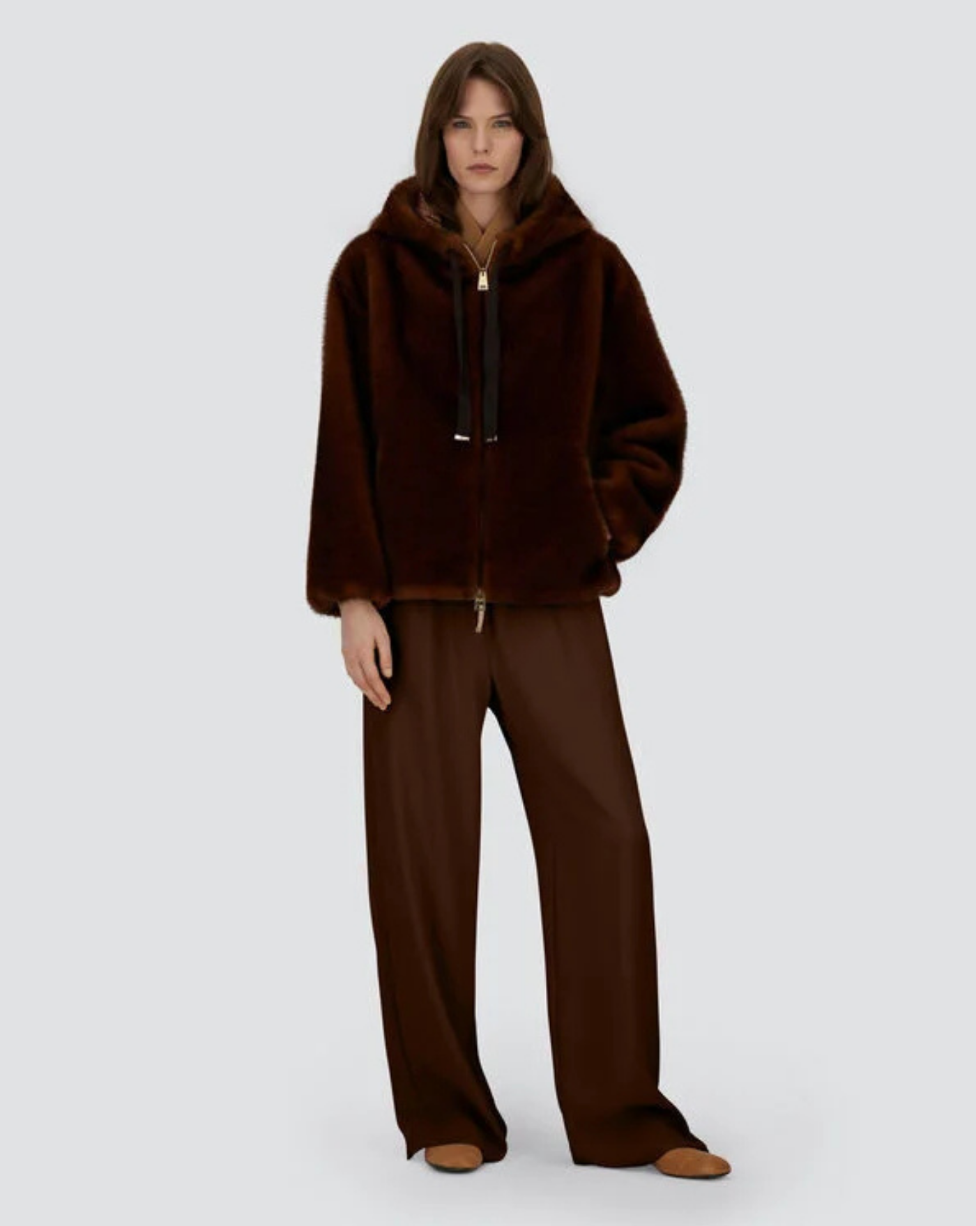 Chaqueta Herno Bomber Soft Faux Fur GI000318D12739 8800 HERNO