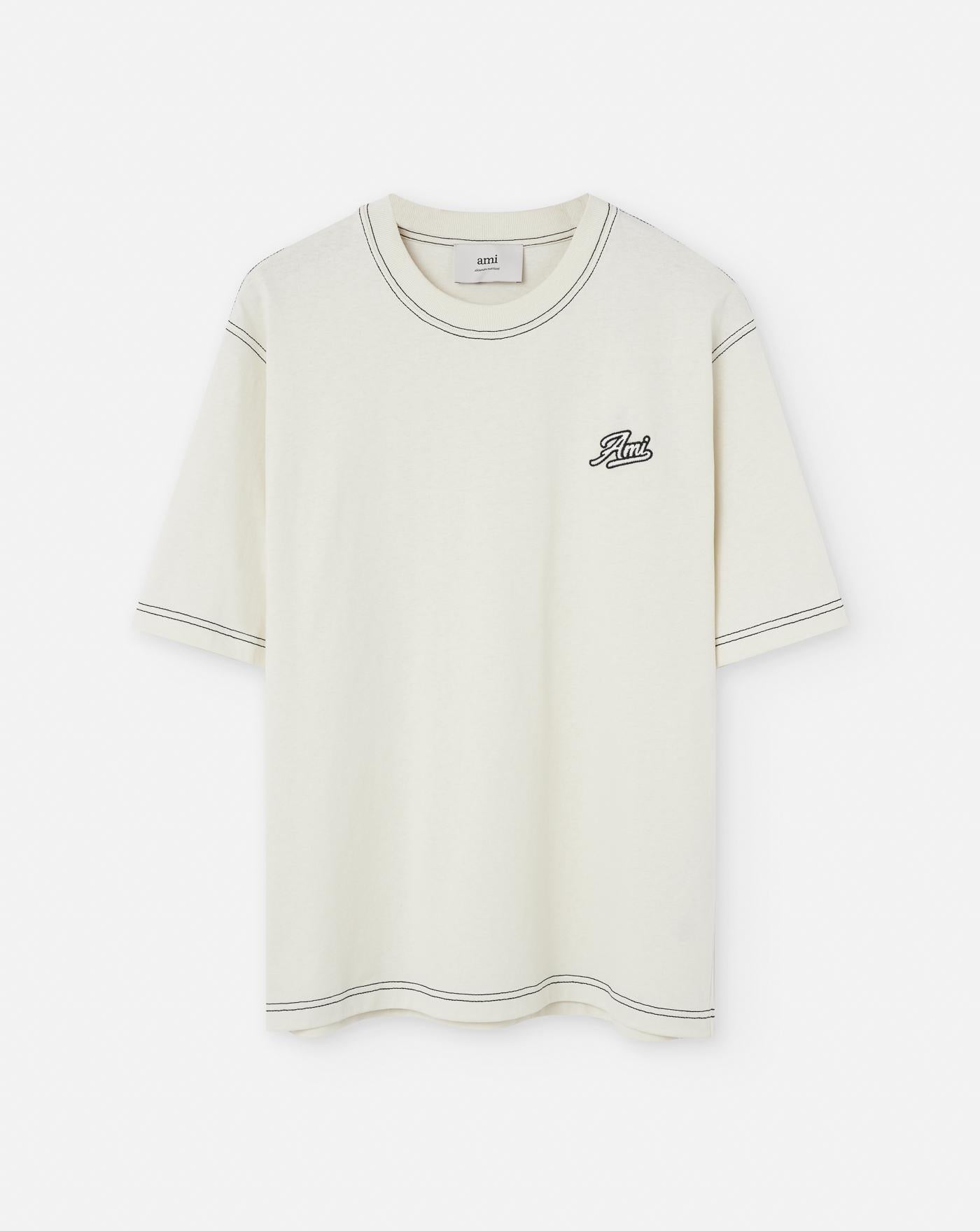 Camiseta Ami Paris Logo Camiseta Ami Paris Logo