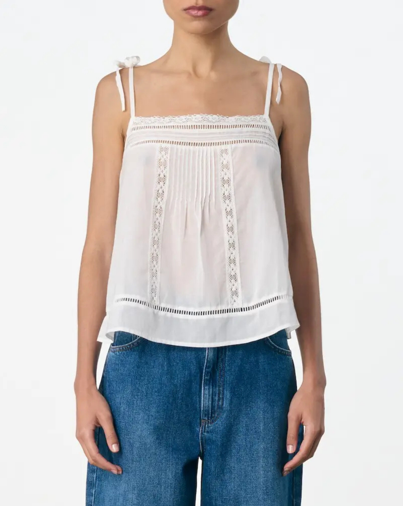 Top blanco de Vanessa Bruno Gaillet 6EVA53V09864 001BLANC VANESSA BRUNO