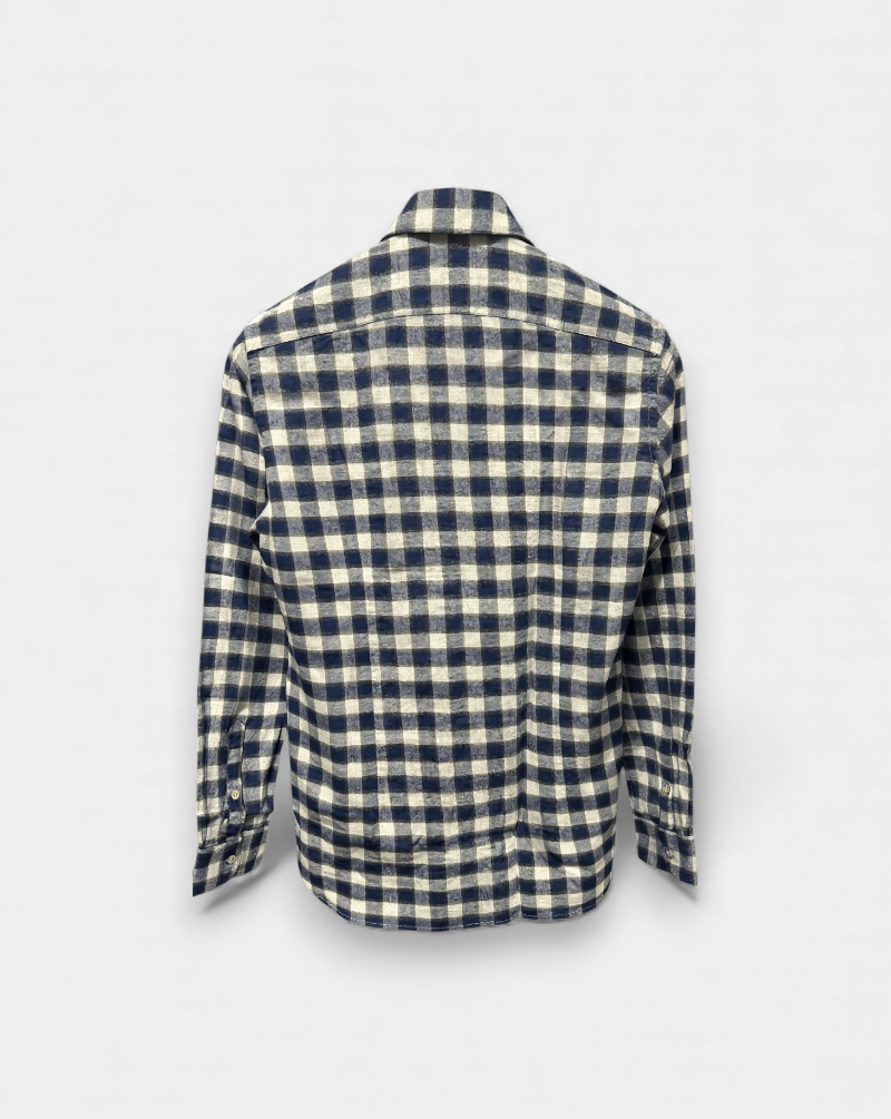 Camisa Alley Docks Cuadros AU26W02CA FLA978MEL GREY/BLUE ALLEY DOCKS