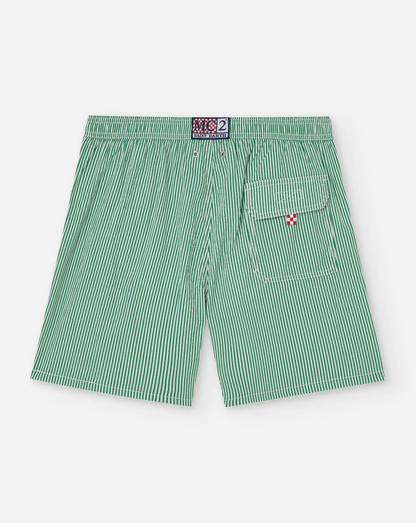 Bañador Mc2 Saint Barth Seersucker PATM001 01651H SEERSUCKER STRIPES 57 MC2 SAINT BARTH