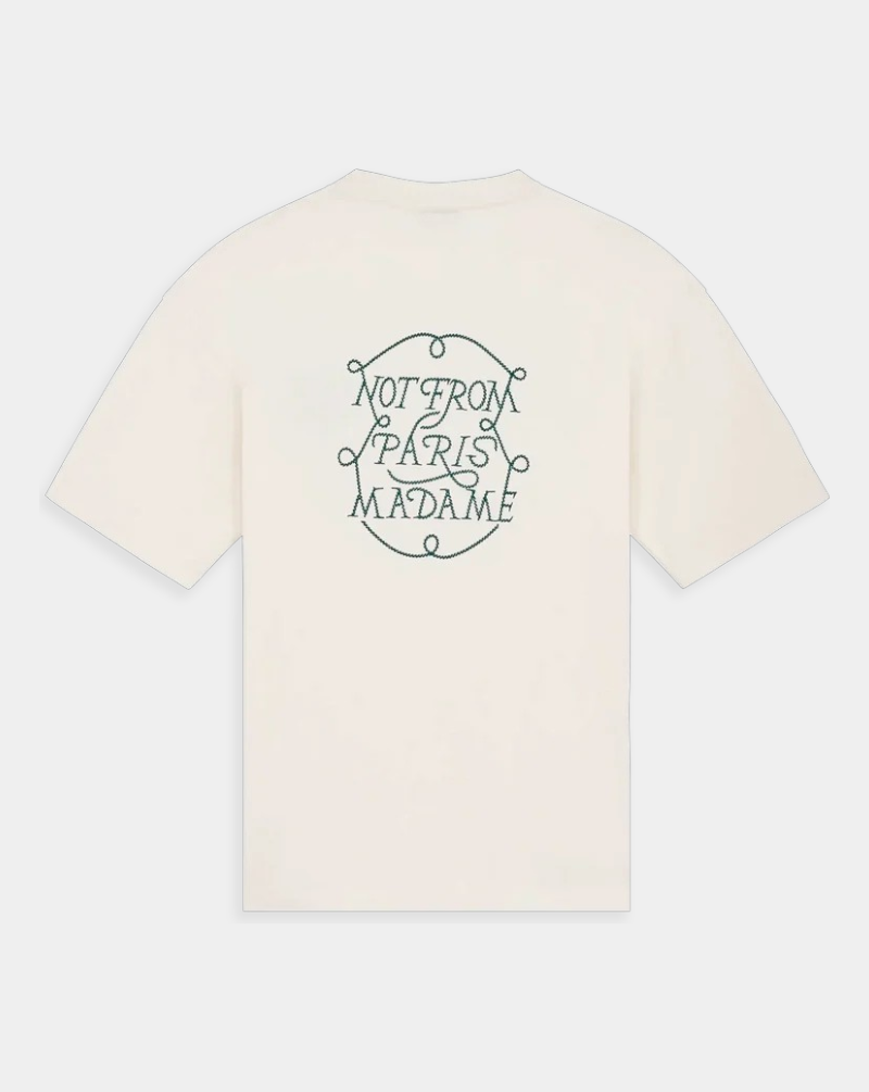 Camiseta Drôle de Monsieur Slogan Tresses TS259 CO134 OW DROLE DE MONSIEUR