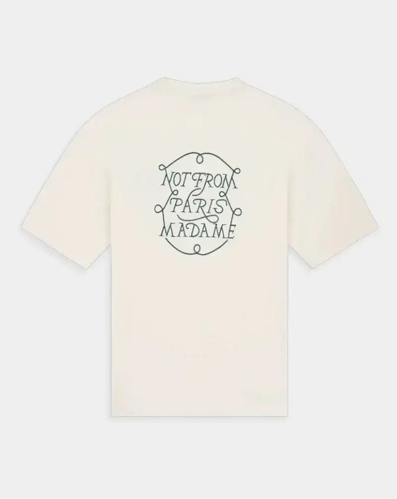 Camiseta Drôle de Monsieur Slogan Tresses TS259 CO134 OW DROLE DE MONSIEUR