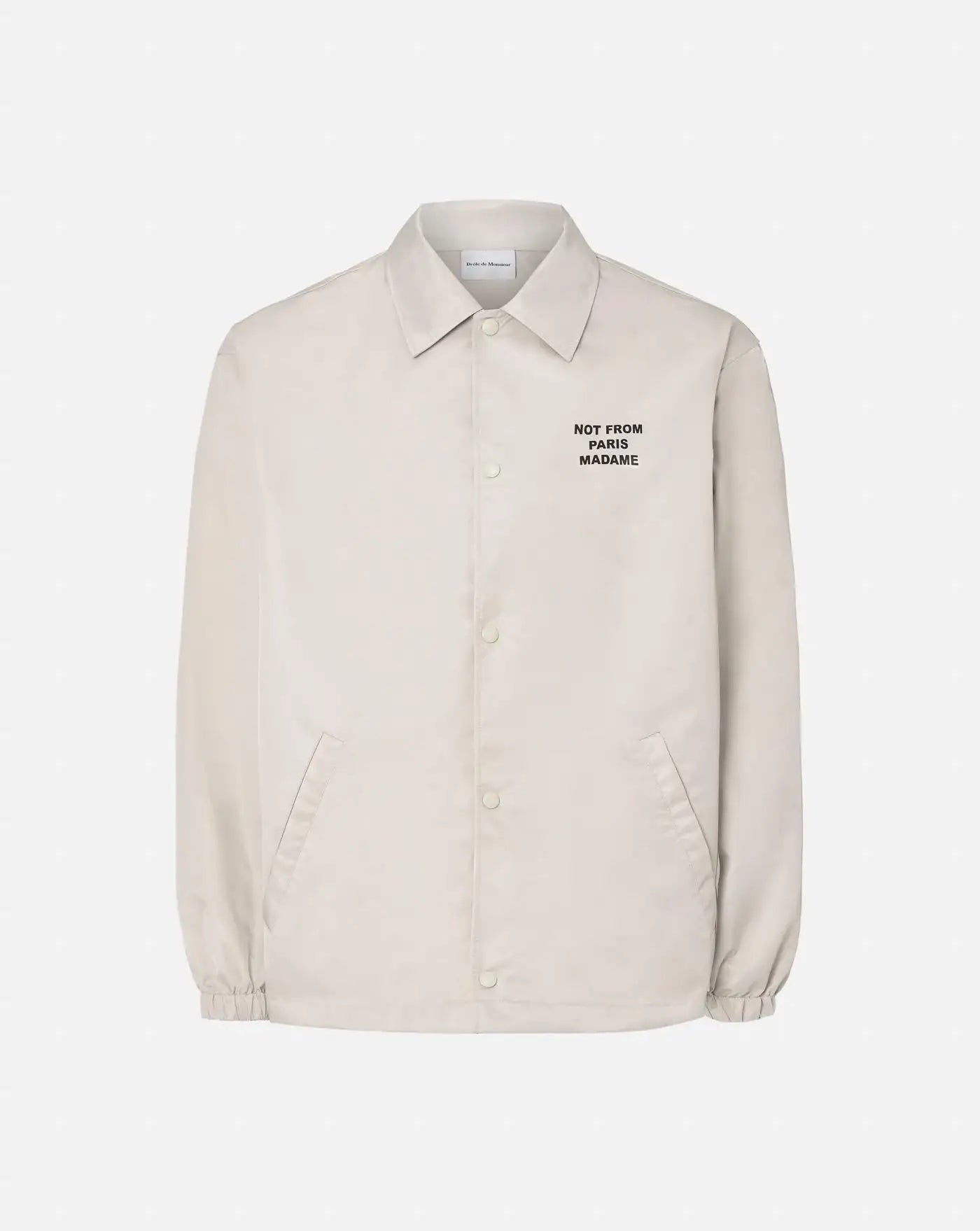 Camisa Drole de Monsieur La Veste Slogan JT183 PA014 MT MASTIC DROLE DE MONSIEUR