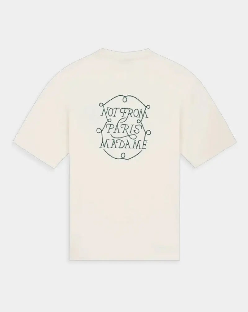 Camiseta Drôle de Monsieur Slogan Tresses TS259 CO134 OW DROLE DE MONSIEUR