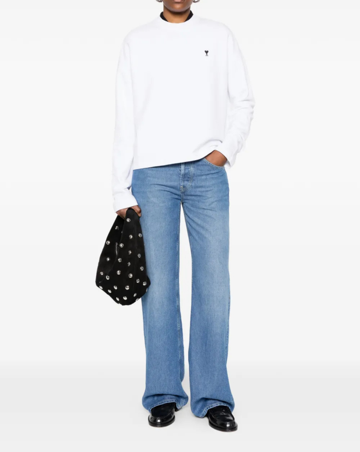 Sudadera Ami Paris Ami de Coeur FSW766730 100 AMI PARIS