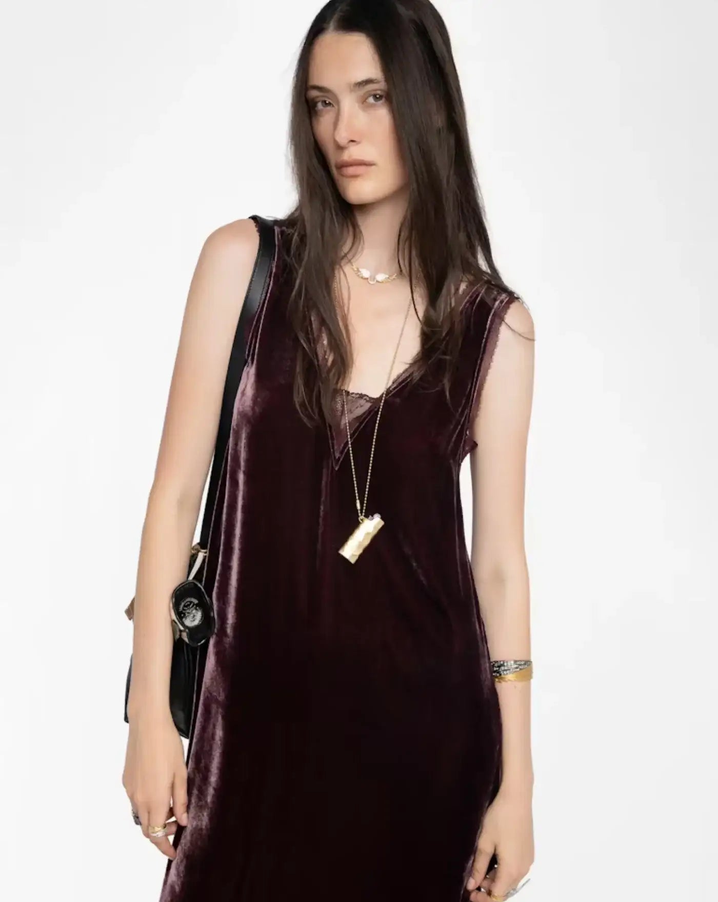 Vestido Zadig & Voltaire Renzo Velvet WWDR02571 540 ZADIG & VOLTAIRE