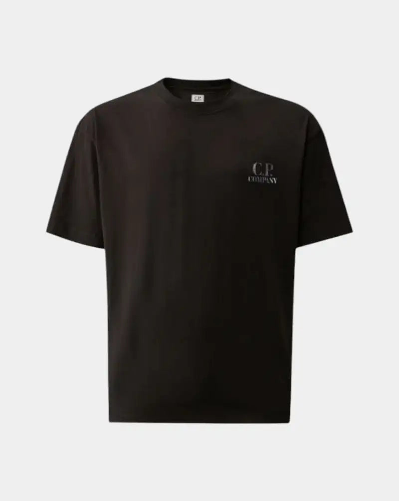 Camiseta C.P. Company 30/1 Jersey Comfort Logo 20CMTS143A110579W 888 TOTAL ECLIPSE C.P. COMPANY
