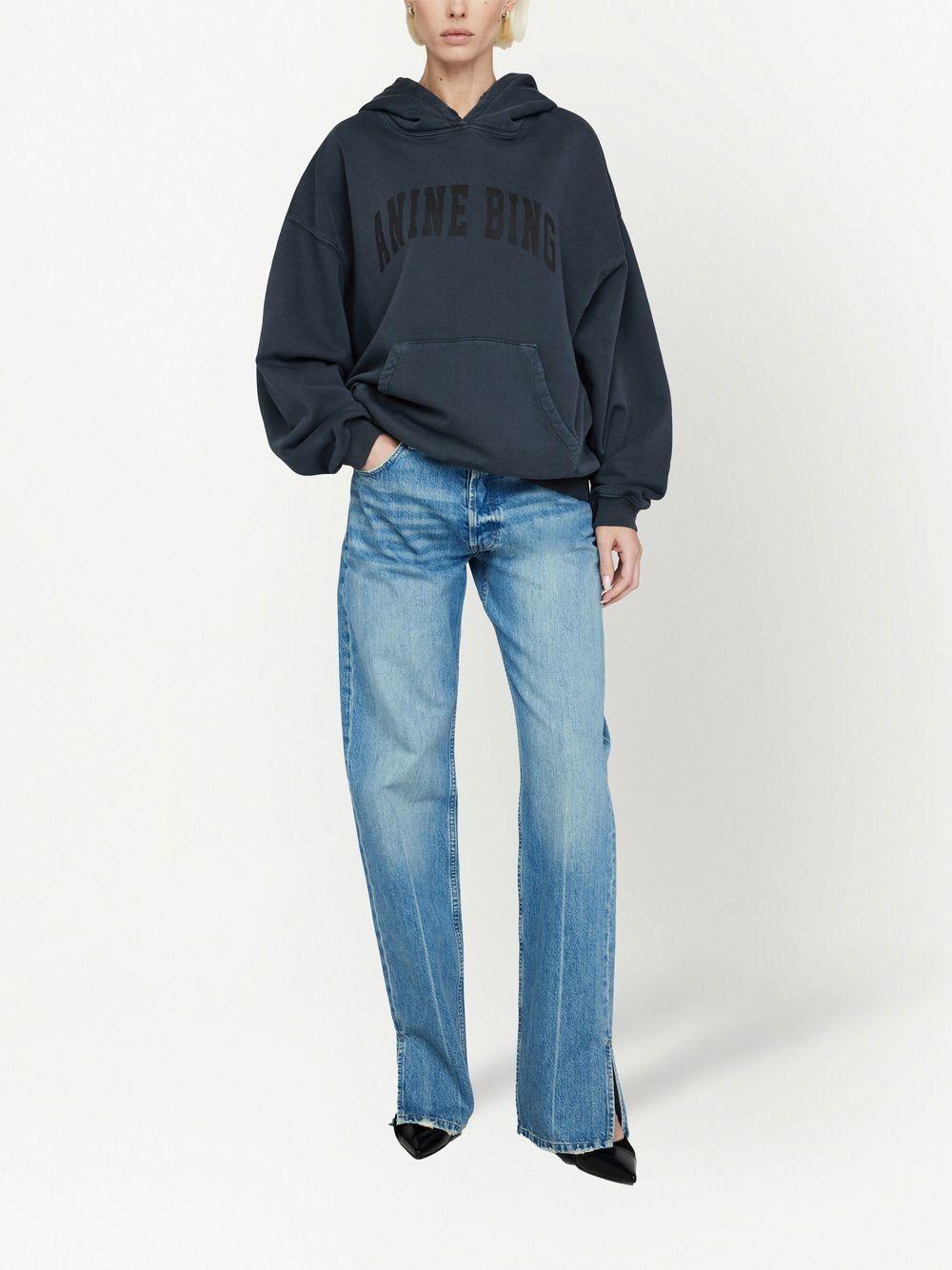 Sudadera Anine Bing Harvey S085185002 WASHED BLACK ANINE BING