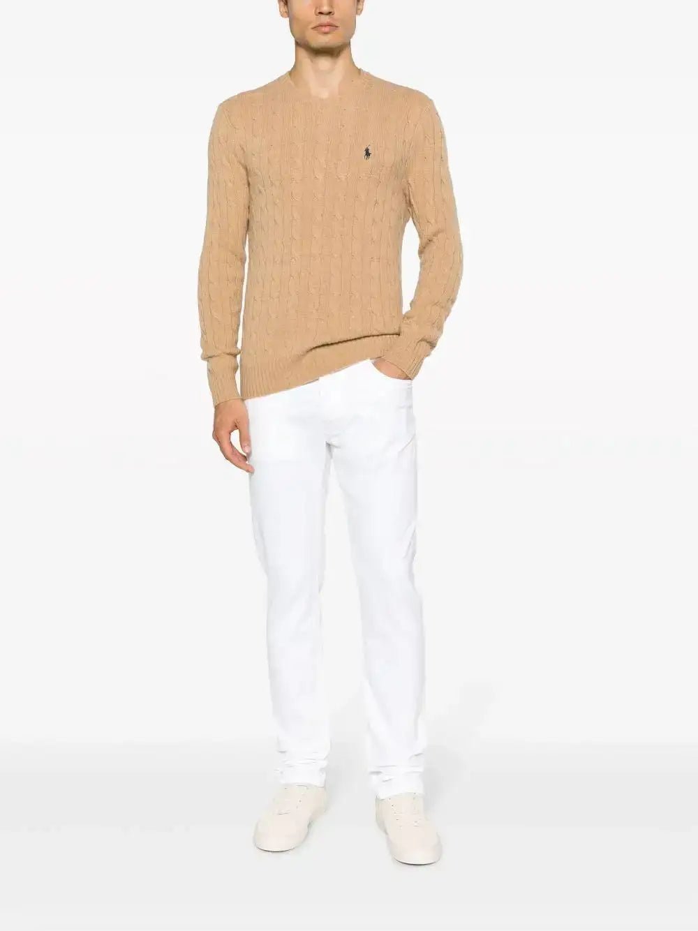Jersey Polo Ralph Lauren Ochos 710876762009 CAMEL MELANGE POLO RALPH LAUREN