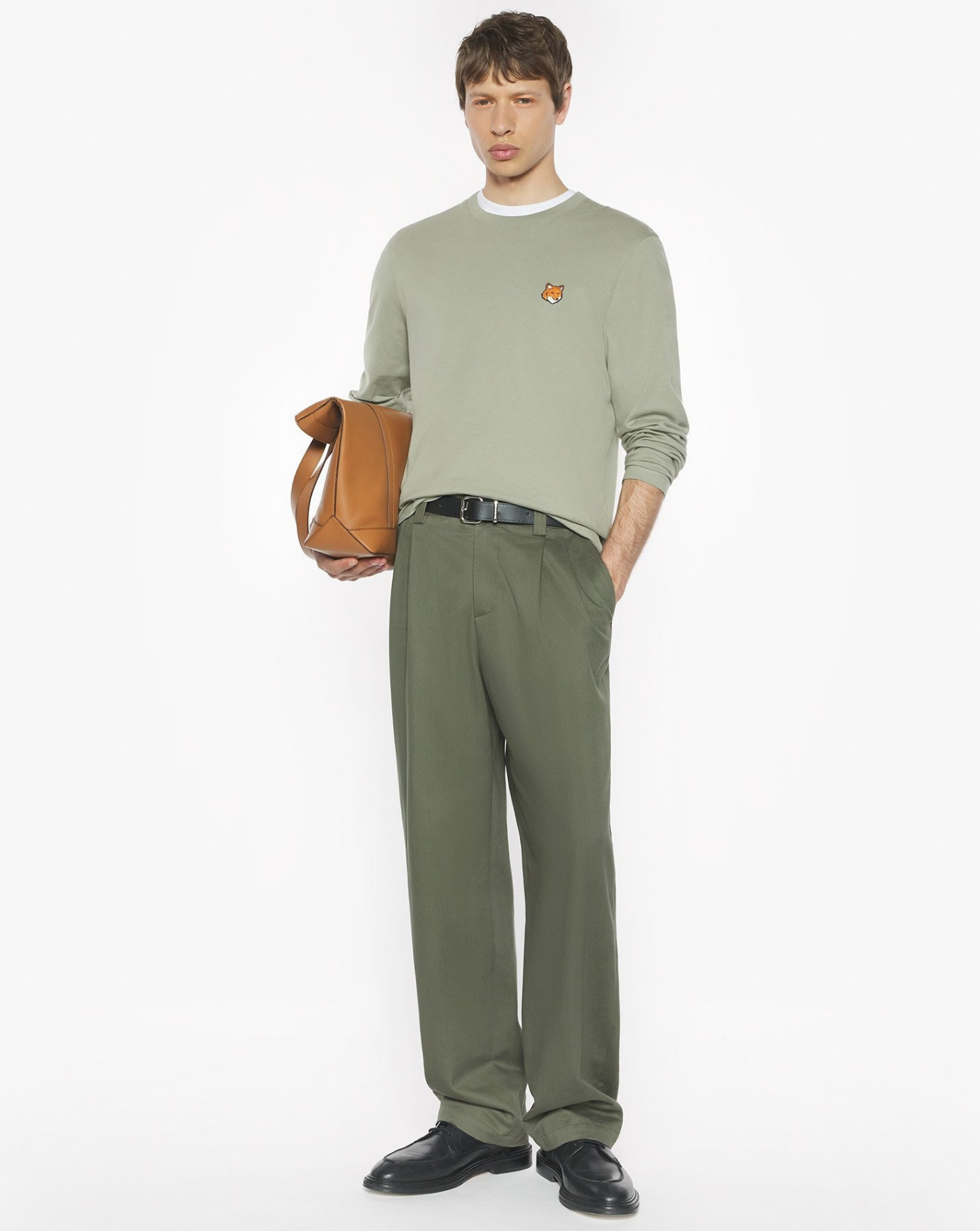 Camiseta Maison Kitsune Fox Head PM00118KJ7026 P131 MAISON KITSUNE