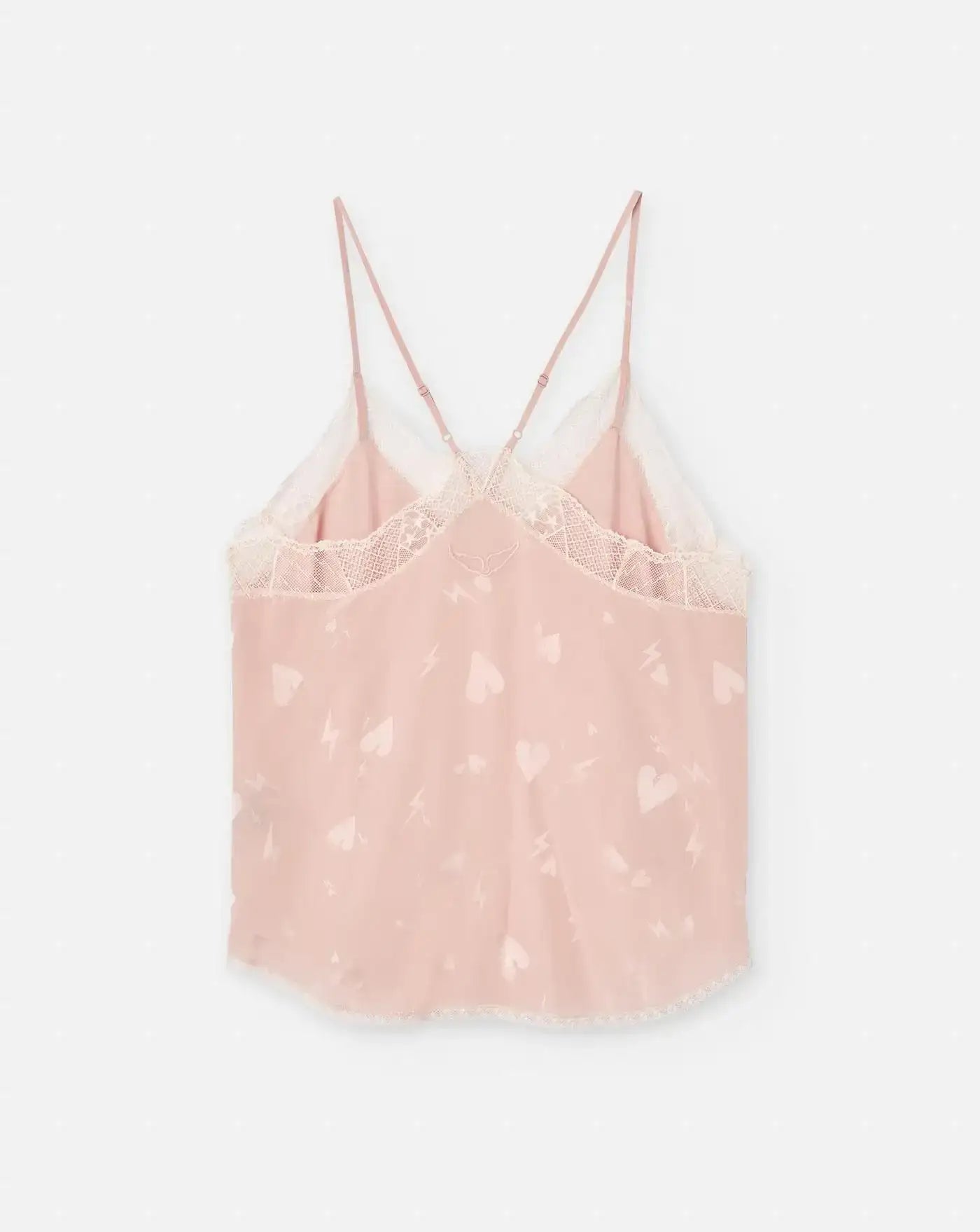 Top Zadig & Voltaire Christy Jac Flash Heart WWCR01257 PEARLY 670 ZADIG & VOLTAIRE