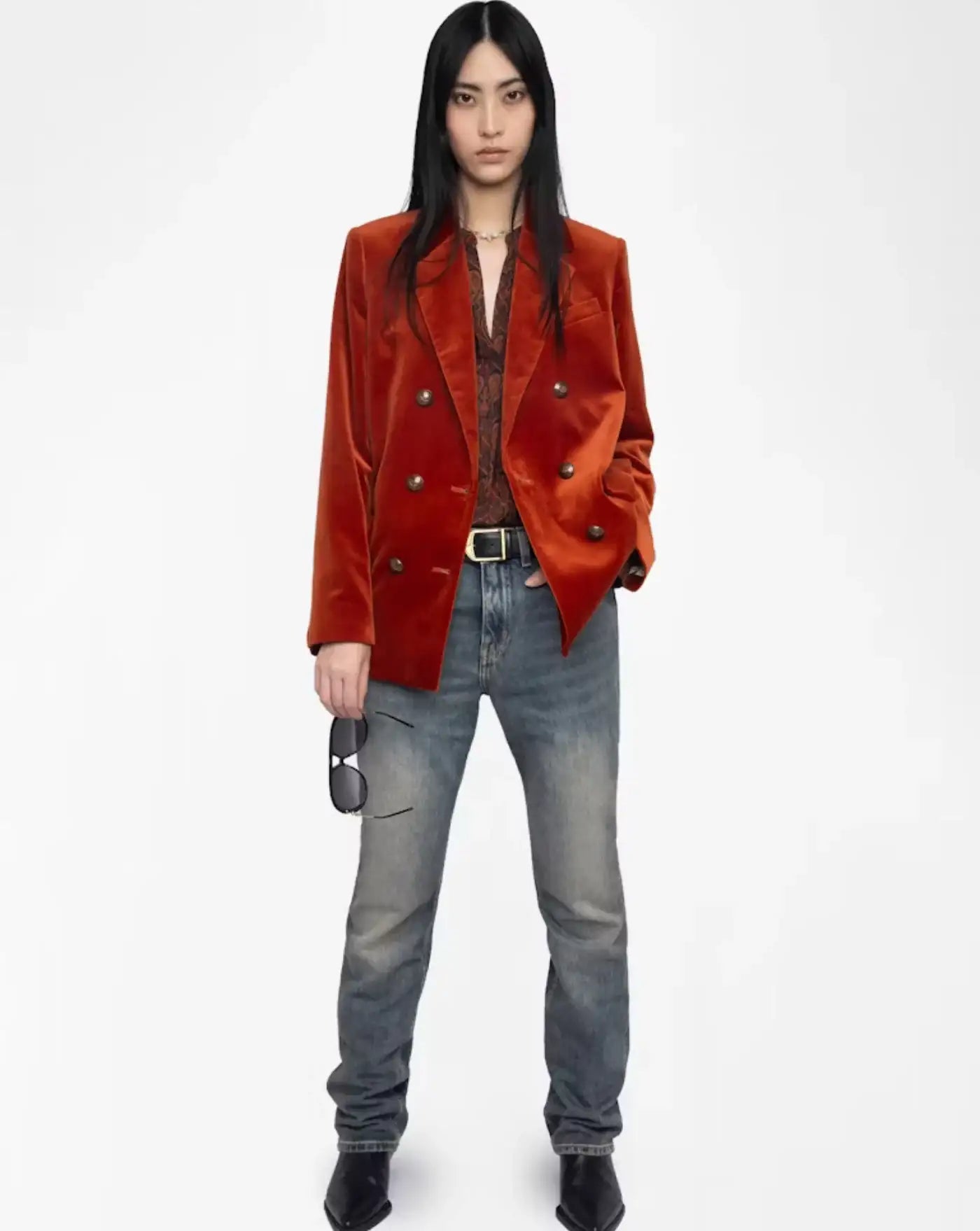 Americana Zadig & Voltaire Vaska WWBL01943 BURN ZADIG & VOLTAIRE