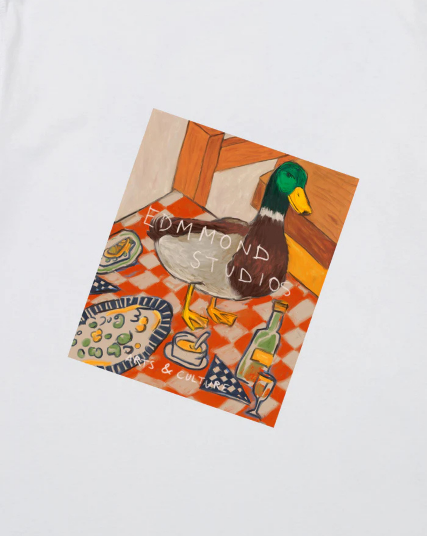 Camiseta Edmmond Cute Duck 3253009000 PLAIN WHITE EDMMOND