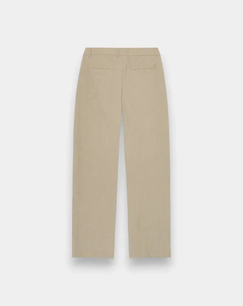 Pantalon Les Deux Reece Pleated Mini Check Pants 1001321 810 LES DEUX