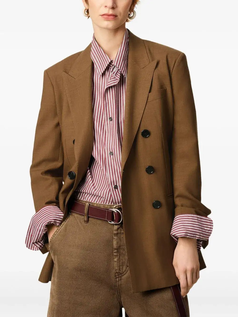 Americana Ami Paris Veste 6 Boutons FBV006WV0066 216 AMI PARIS