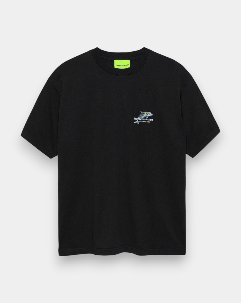 Camiseta New Amsterdam Dolphin Tee 2601081001 BLACK NEW AMSTERDAM