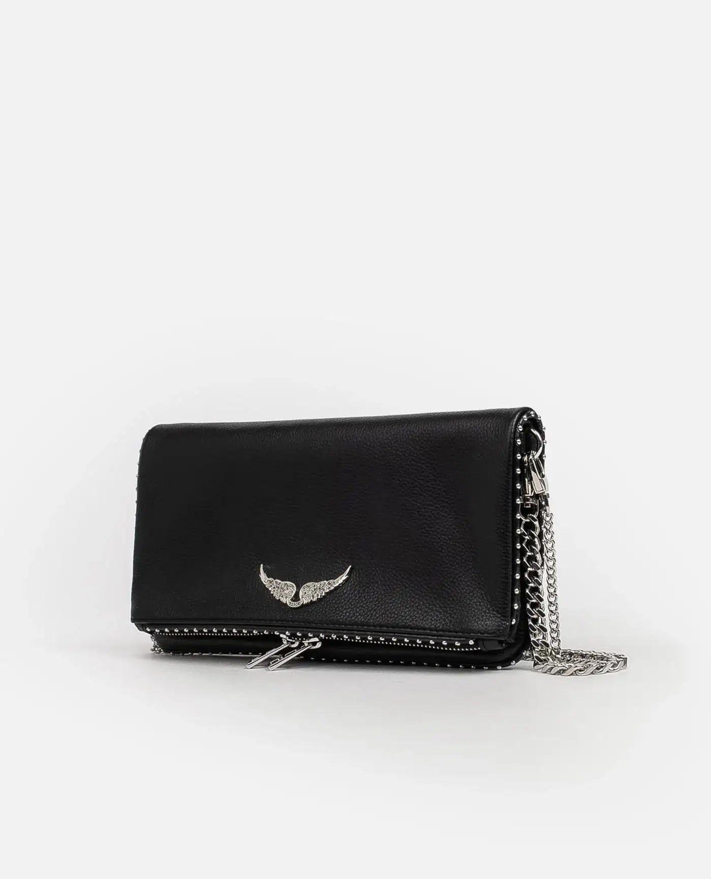 Bolso Zadig & Voltaire Rock Grained Leather + Studs LWBA00002 NOIR 001 ZADIG & VOLTAIRE