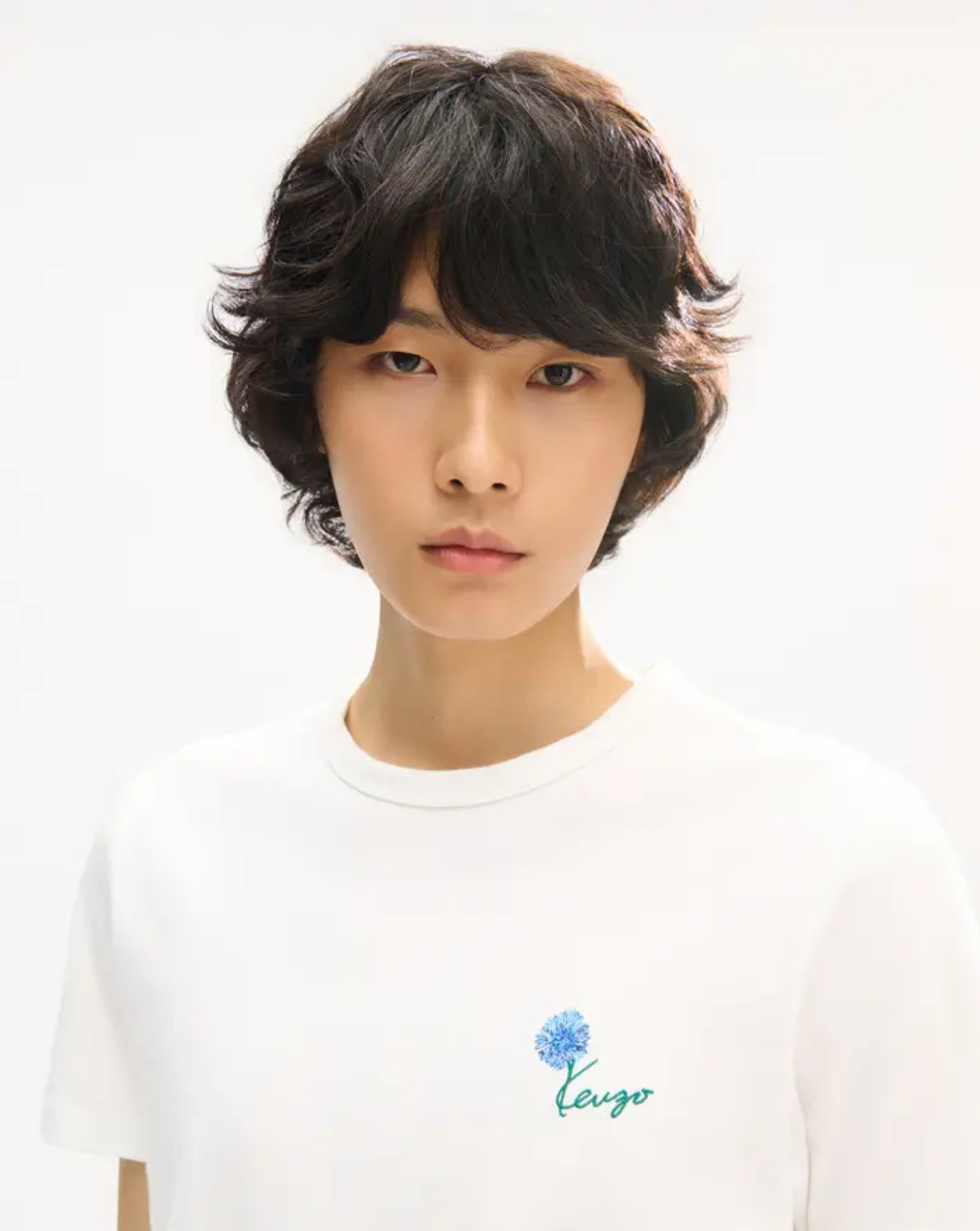Camiseta Kenzo Tulip FG65TS1624SG 02 OFF WHITE KENZO