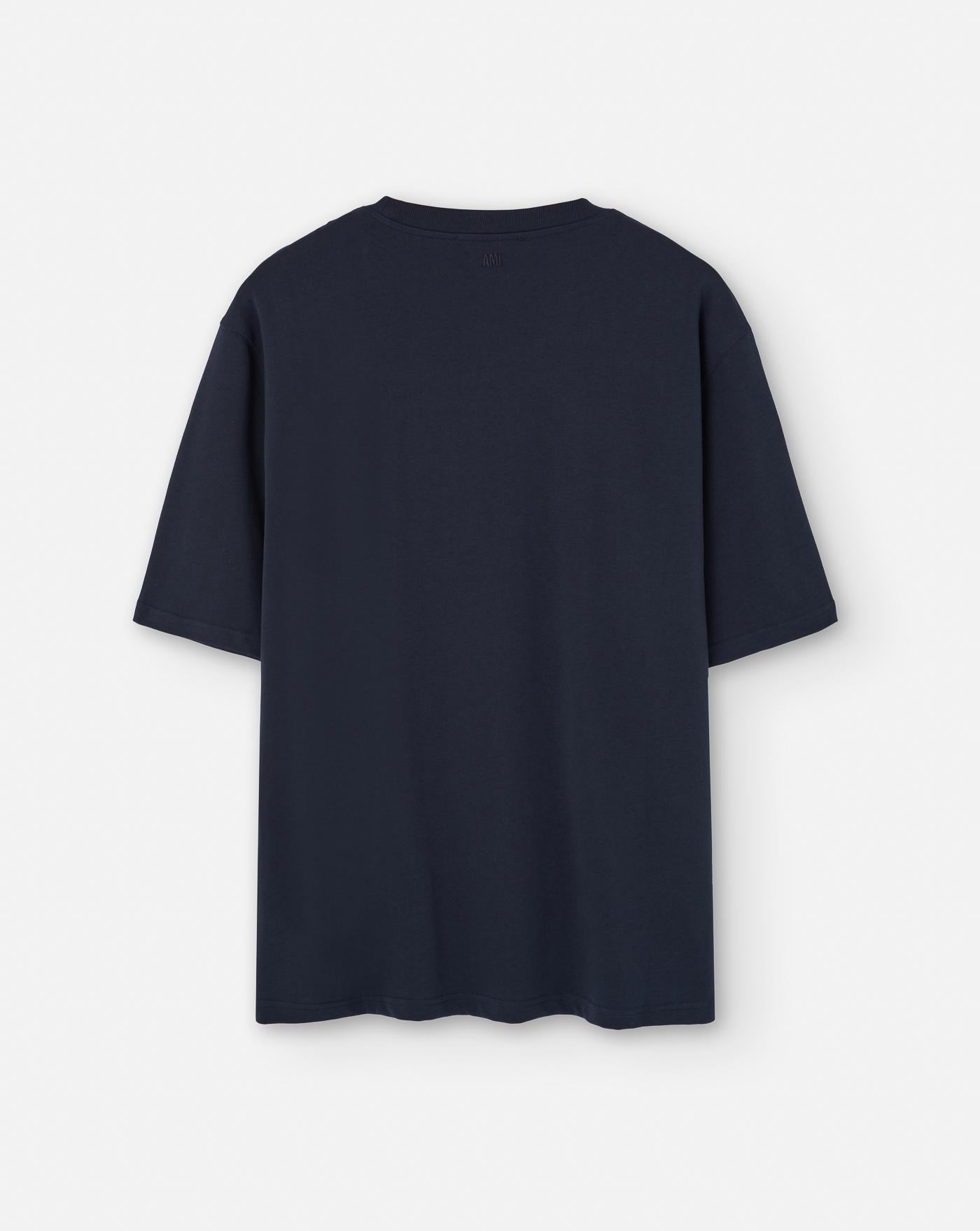 Camiseta Ami Paris Logo UTS075726 4011 AMI PARIS