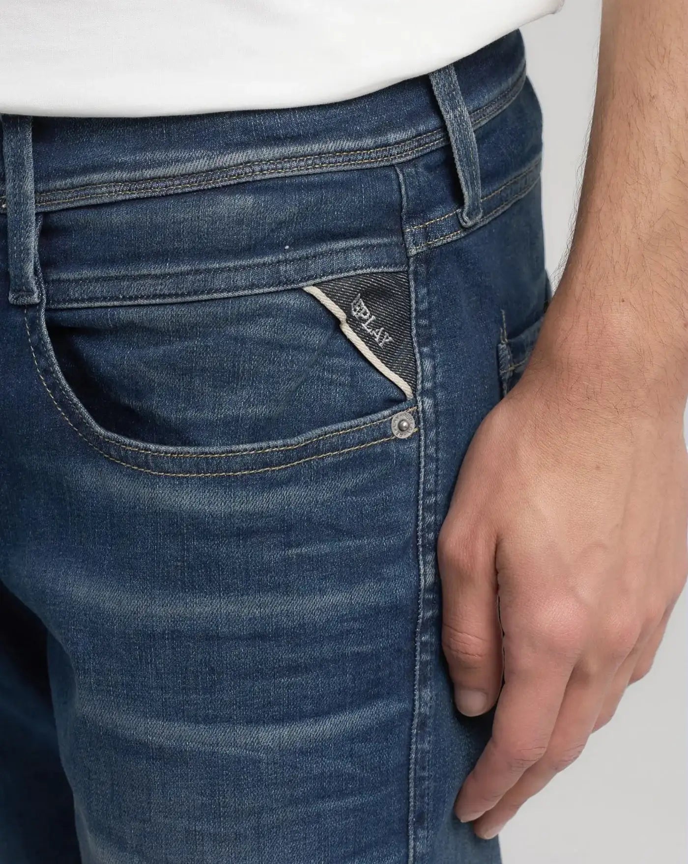 Denim Replay Hyperflex Anbass M914E032661604 007 REPLAY
