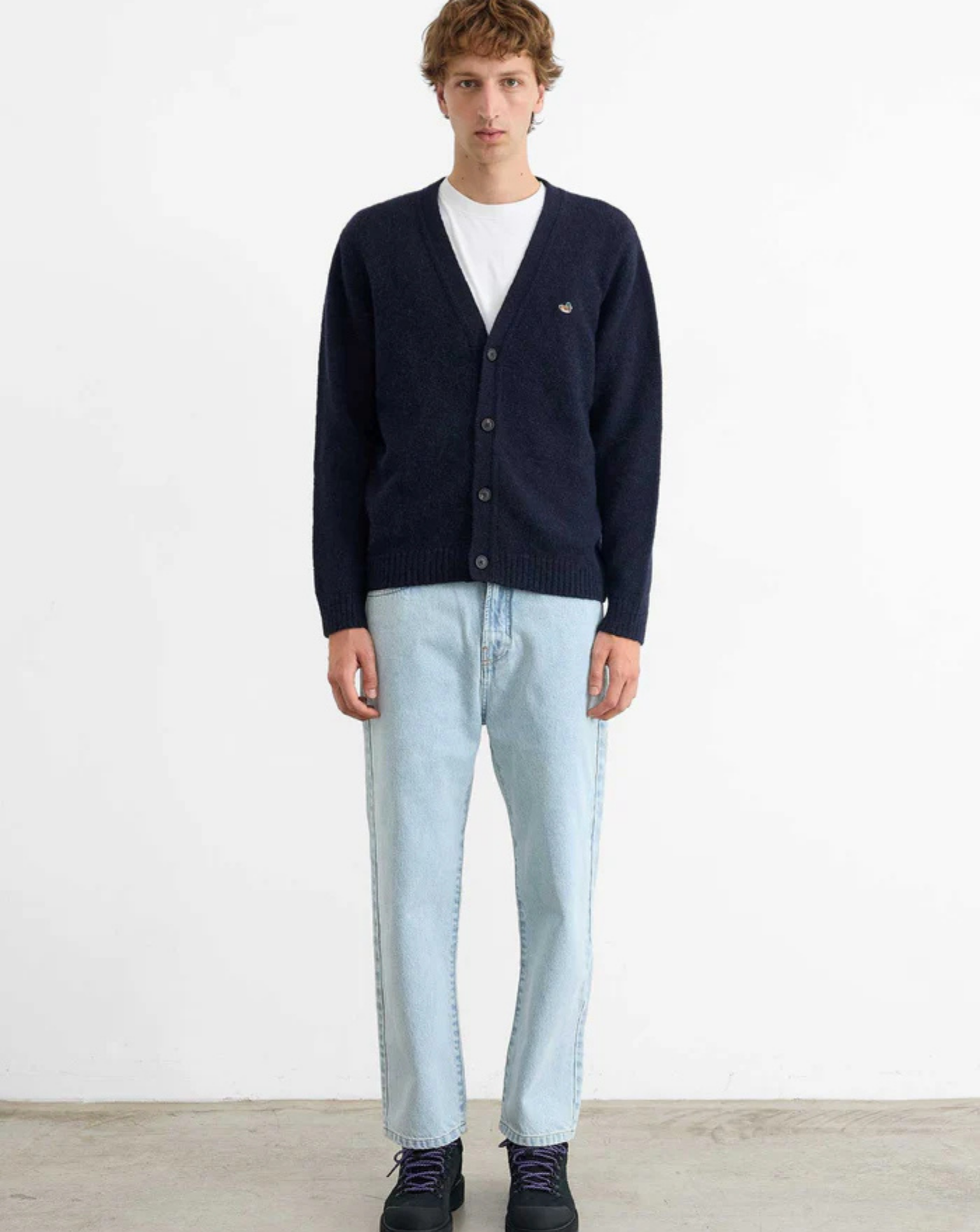 Cardigan Edmmond Duck Patch 3256005590 PLAIN NAVY EDMMOND