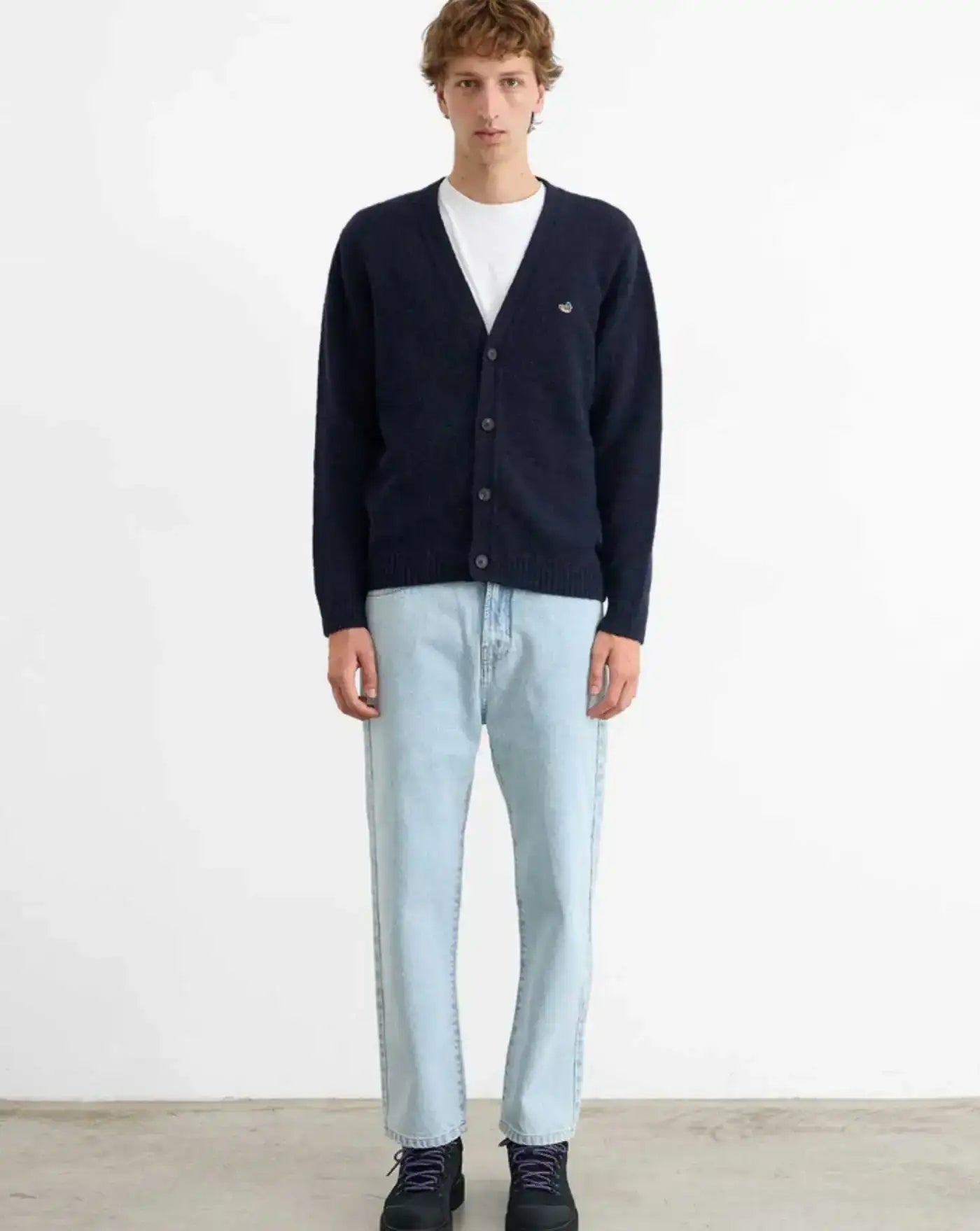 Cardigan Edmmond Duck Patch 3256005590 PLAIN NAVY EDMMOND