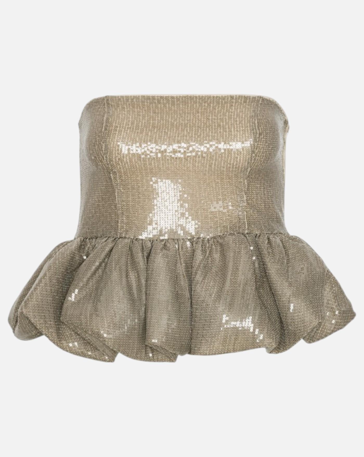Top Rotate Sequins Bubble Top 1162871078 1078 ROTATE