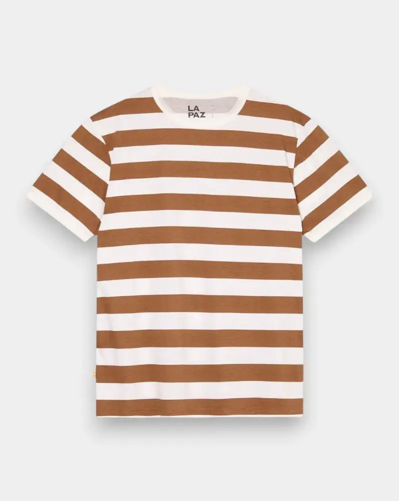Camiseta La Paz Meneres Contrast T-shirt SS260082280 AZTEC BROWN STRIPES LA PAZ