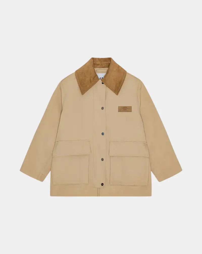 Chaqueta Ganni Heavy Twill Midi W0757 531 GANNI