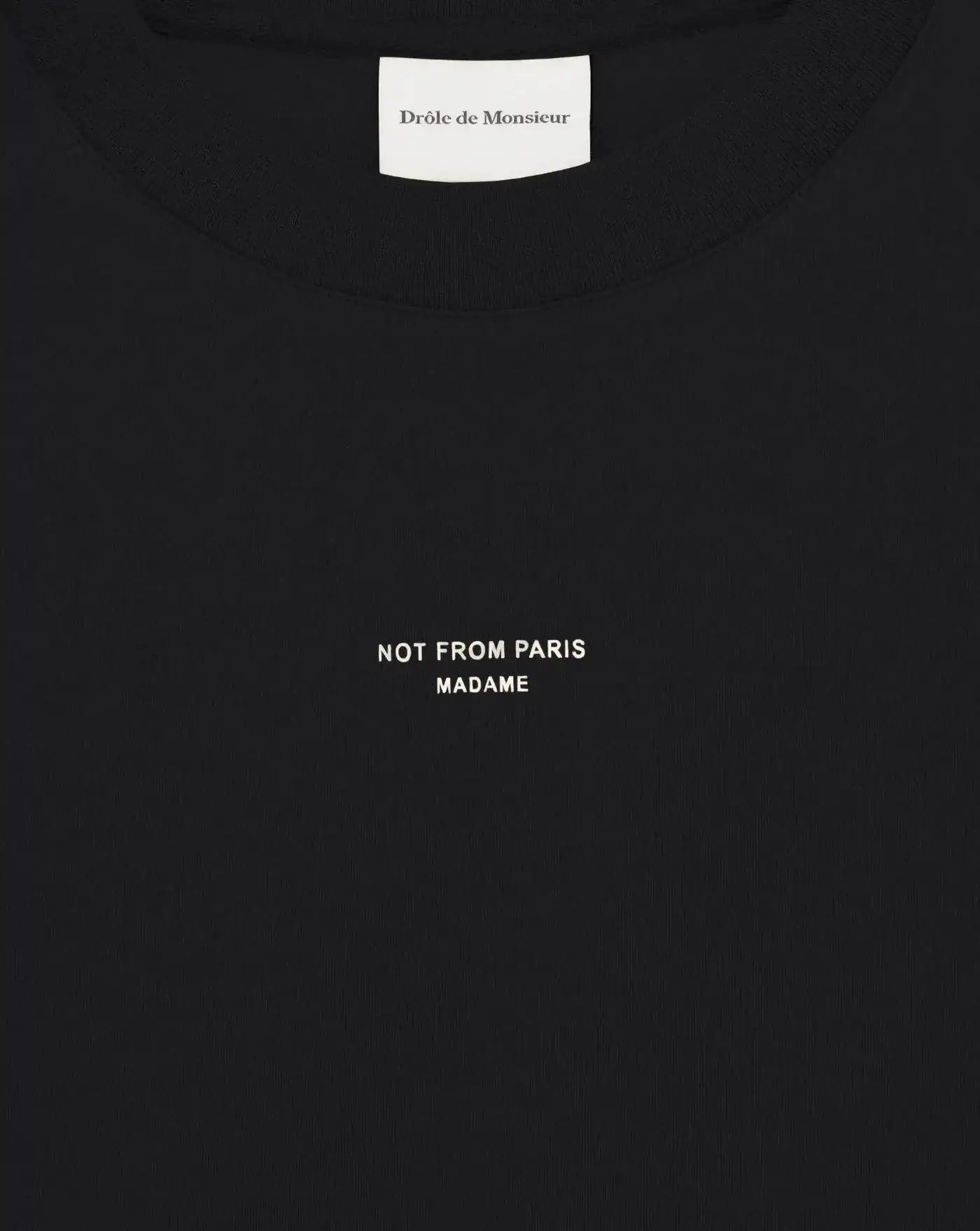Camiseta Drole de Monsieur Classic Slogan T-shirt TS202 CO002 BL DROLE DE MONSIEUR