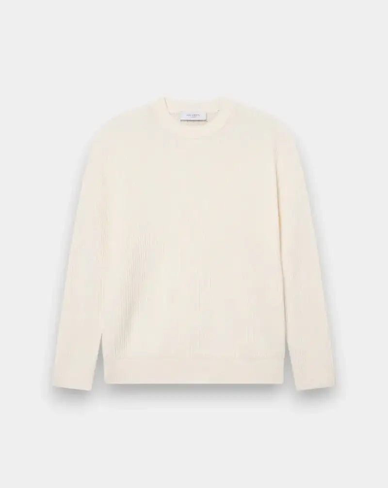 Jersey Les Deux Eddie Wool Rib Crewneck Knit 1000471 215 LES DEUX