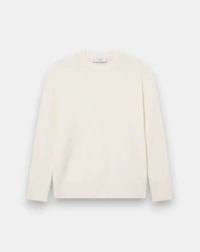 Jersey Les Deux Eddie Wool Rib Crewneck Knit 1000471 215 LES DEUX