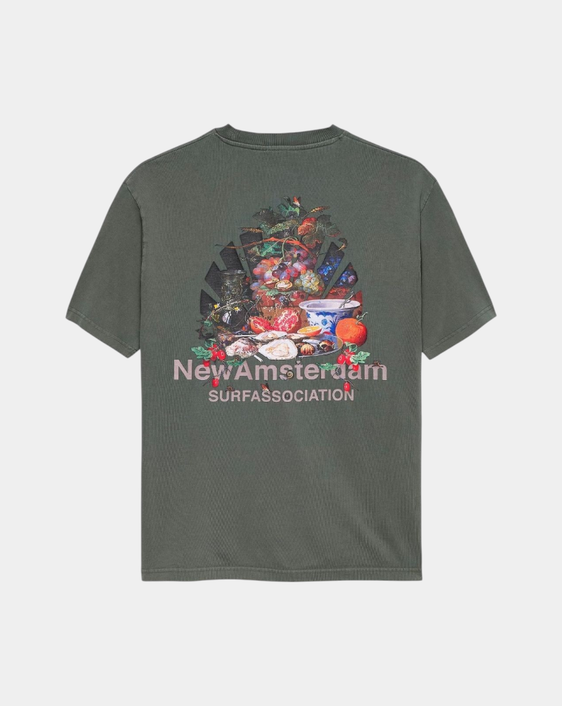 Camiseta New Amsterdam Buffet Tee 2502076003 GREEN NEW AMSTERDAM