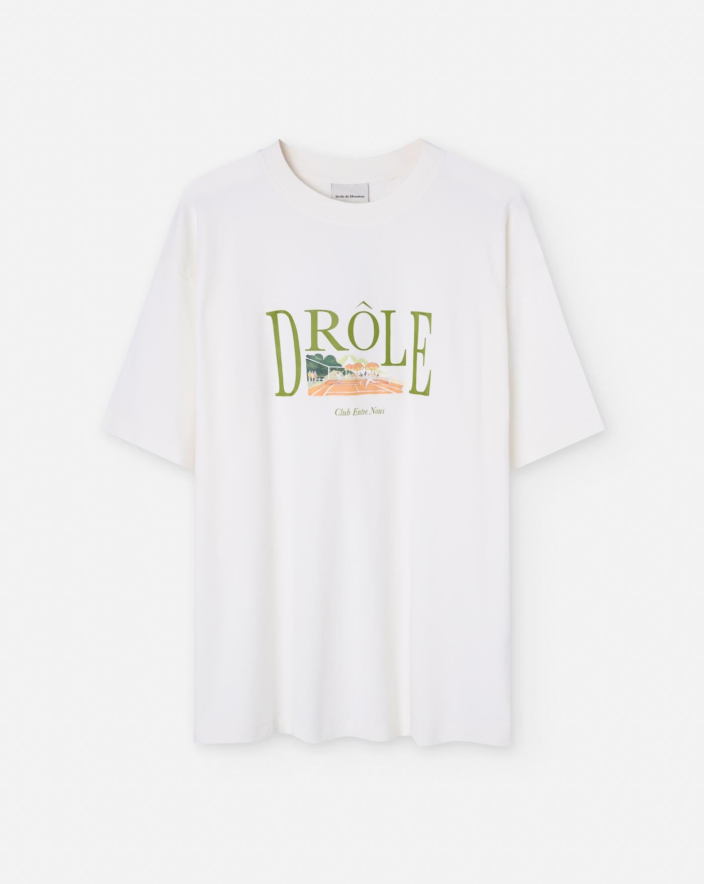 Camiseta Drole de Monsieur Tennis Court TS246 CO002 OW DROLE DE MONSIEUR