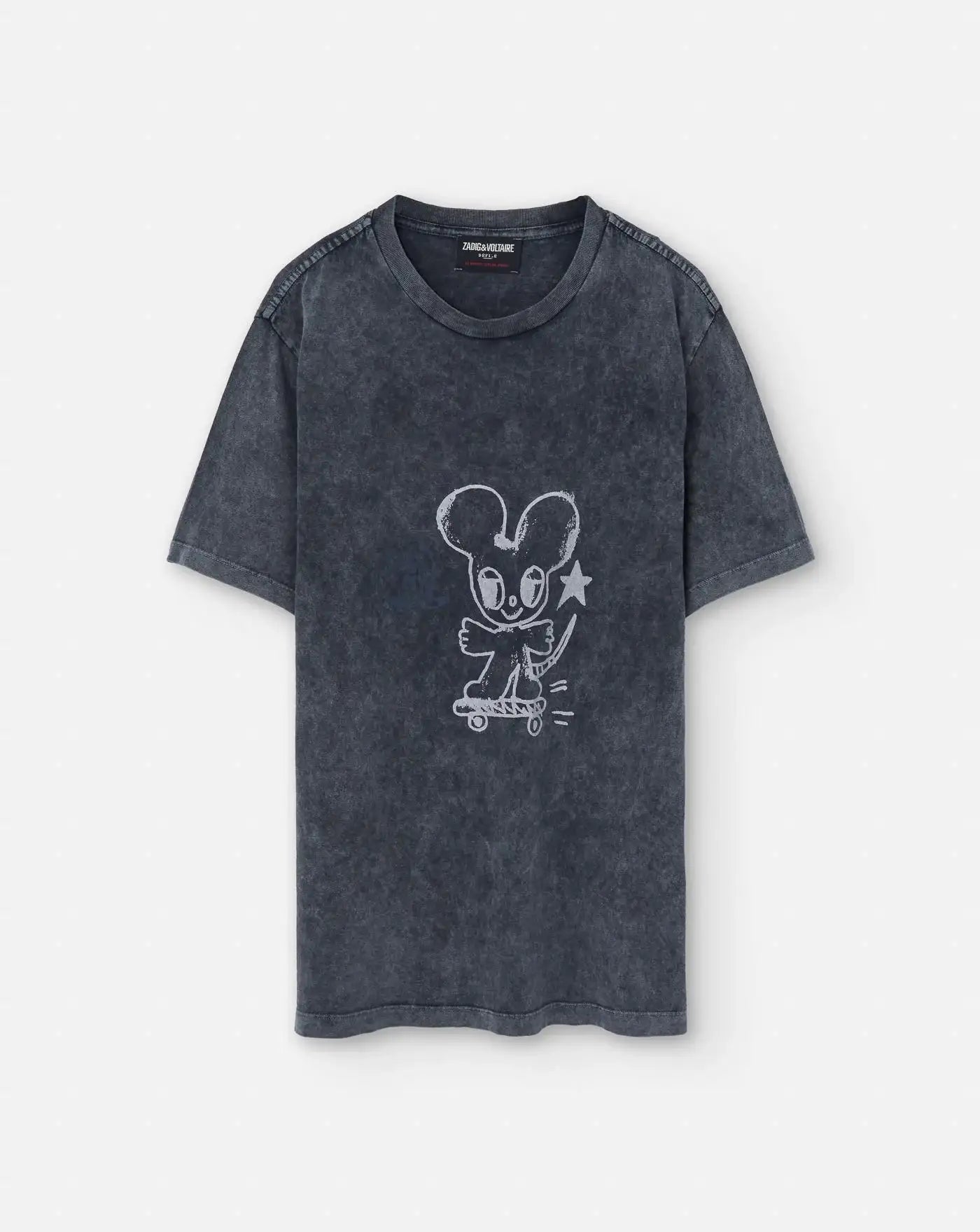 Camiseta Zadig & Voltaire Edwin Bc Happy Mouse JWTS02805 CARBONE 21 ZADIG & VOLTAIRE