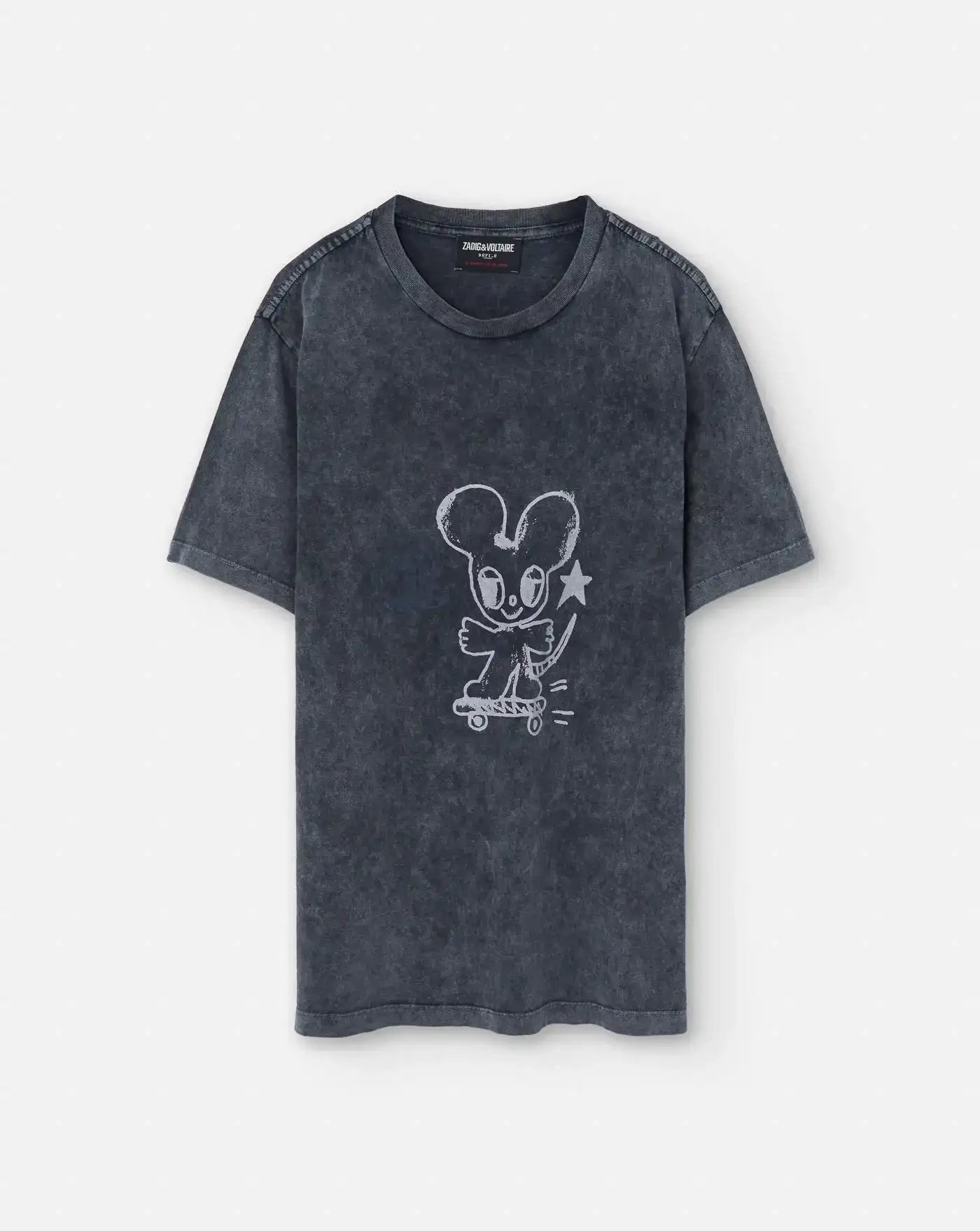 Camiseta Zadig & Voltaire Edwin Bc Happy Mouse JWTS02805 CARBONE 21 ZADIG & VOLTAIRE